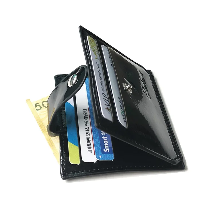 

Cross Border Thin PU Laser Card Holder Women's Card Holder Fashion Purse Card Case Foreign Trade Wallet Leather Card Holder
