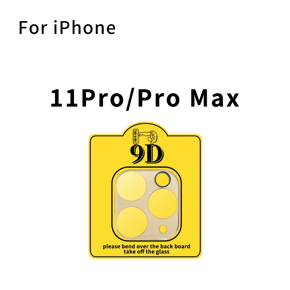 Задняя крышка объектива камеры Полная защита для iPhone 11 Pro Max задняя камера наклейка на рассеиватель чехол покрытие протектор Закаленное стекло пленка - Цвет: Rose Gold 11Pro-Max