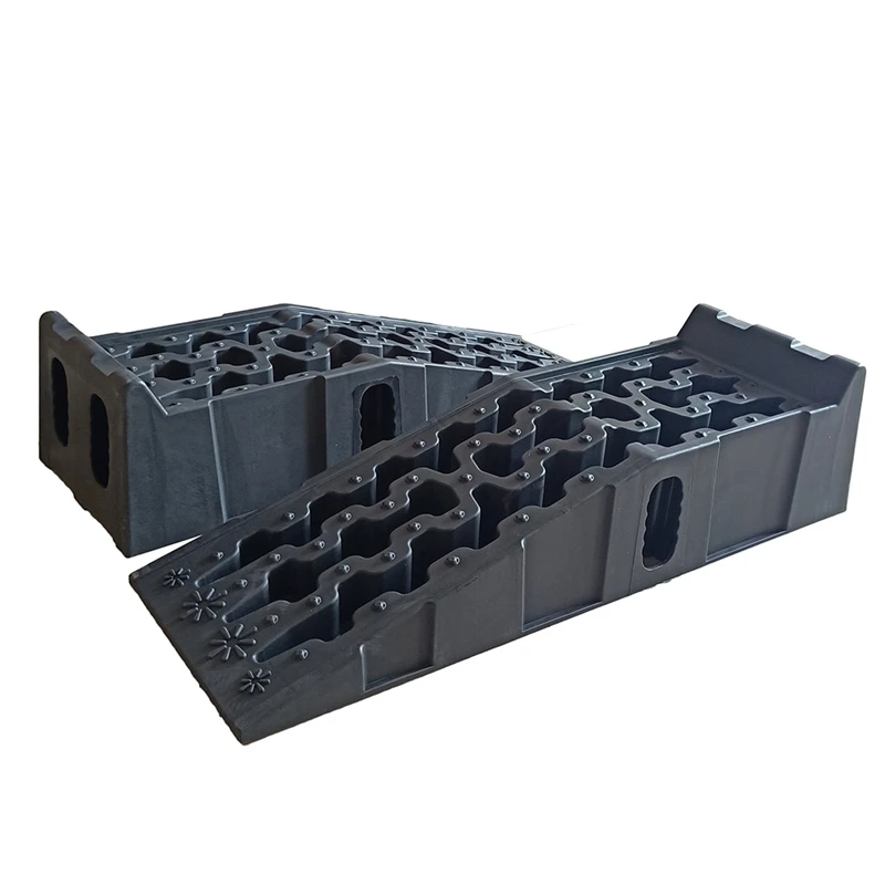 1 Pair 16000lbs Heavy Profile Car Service Ramps Auto Repair Incline Lift Frame Oil Change Tool