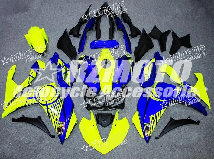 

OEM Quality New ABS Full Fairings kit for YAMAHA YZF-R3 14 15 16 YZF-R25 R3 R25 2014 2015 2016 2017 Body set Custom Yellow blue