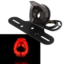 Держатель рамы номерного знака мотоцикла и задний светильник аксессуары для мотоциклов классические цвета и простой прочный дизайн