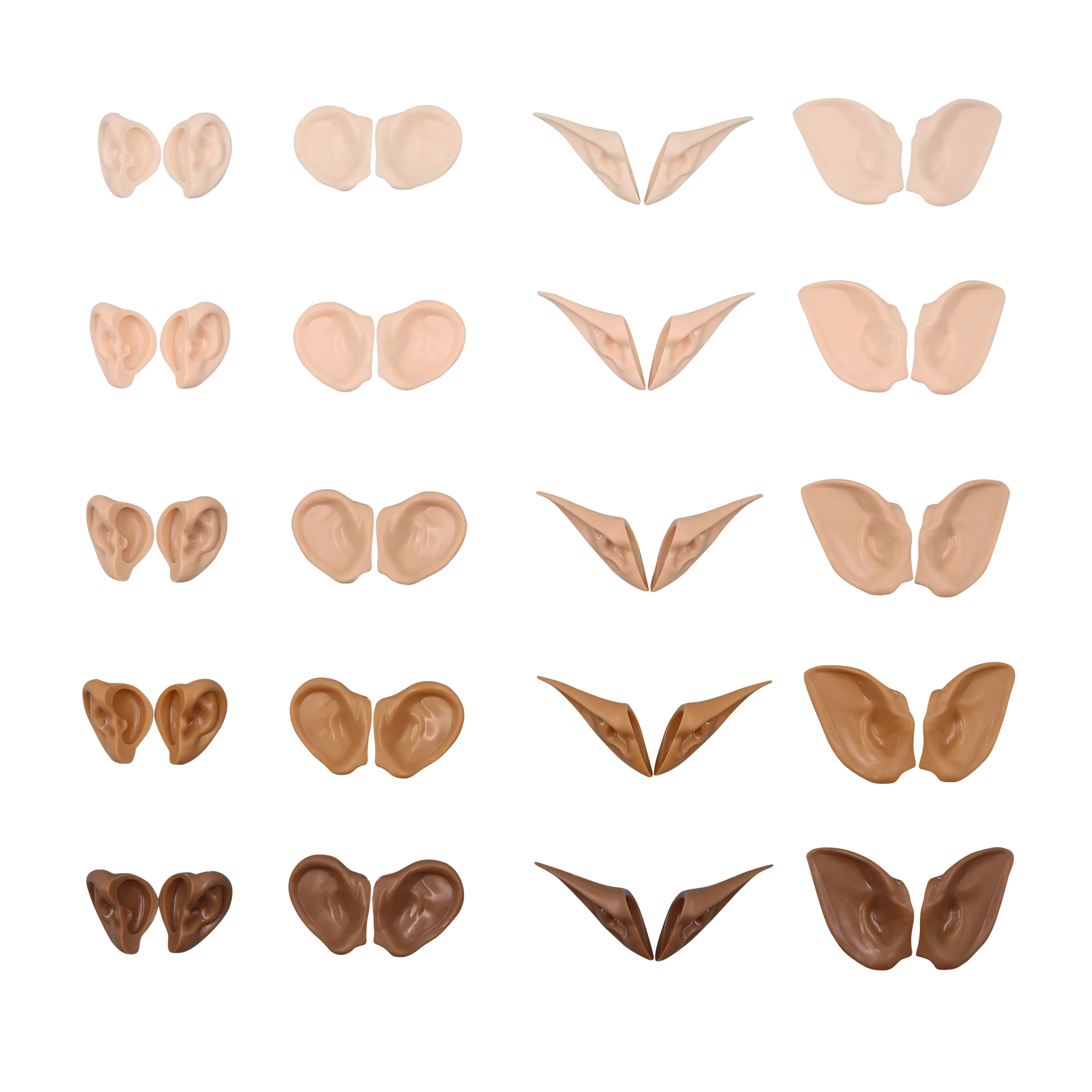 

DBS EARS FOR blyth doll ICY toy doll white skin natural skin tan skin dark skin super black skin with clay accessories diy