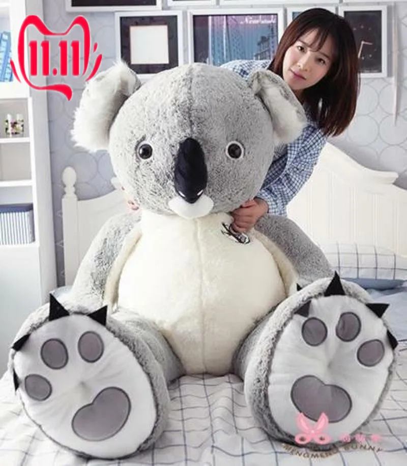 Giant Hung Big Australia Koala Cotton Plush Soft Toy Doll Stuffed Animal Gift US Unicorns Lilo And Stitch Cute Plush Bear
