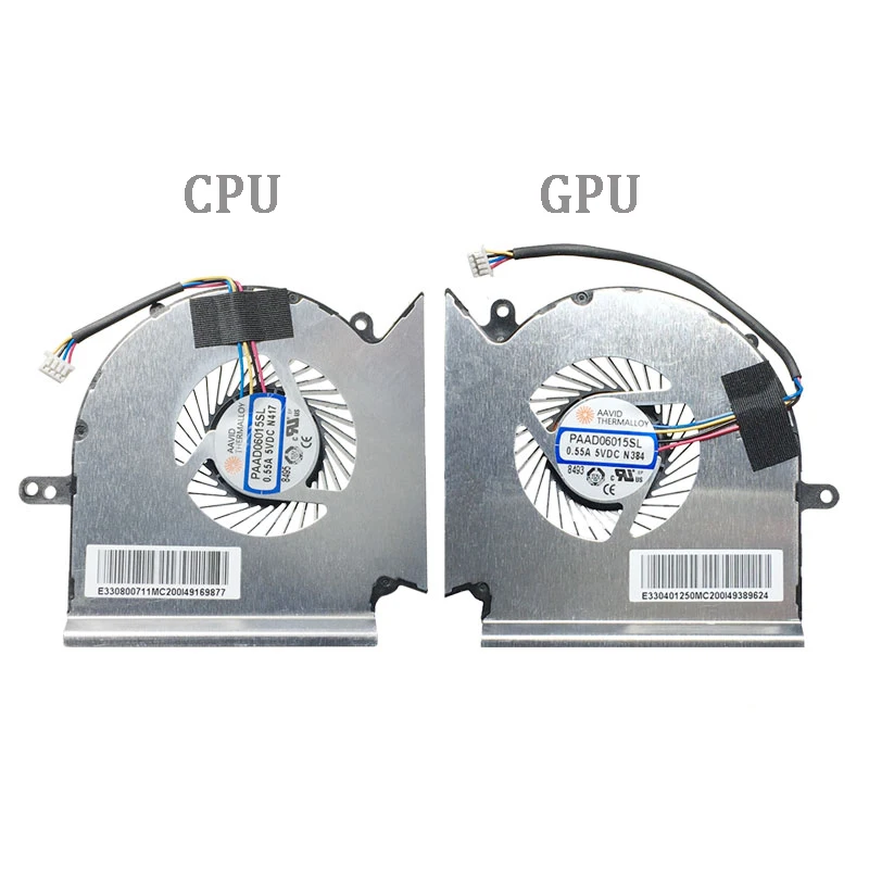 

NEW ORIGINAL Laptop CPU GPU Cooling Fan For MSI MS-16P4 16P5 16P6 MS-17C5 17C6 17C7 17C8/C1 WE73