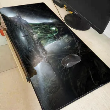 

XGZ Fantasy Landscape Large Game Lock Edge Mouse Pad Mat Laptop Gaming Mousepad Rubber Gamer Mouse Pad Office Desk Computer Pad