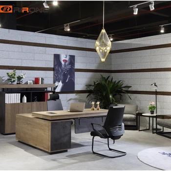 

Industrial Style Melamine 1.8m E1 Board Antique Manager Office HOME Executive Simple Offce Table Desk