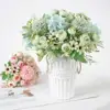 Silk tea roses flowers for scrapbooking wedding vases for home decoration accessories Artificial flowers ornamental flowerpot ► Photo 2/6