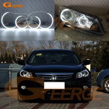 

For HONDA ACCORD 2008 2009 2010 2011 2012 SEDAN headlight Excellent C-Shape Style Ultra bright illumination CCFL Angel Eyes kit