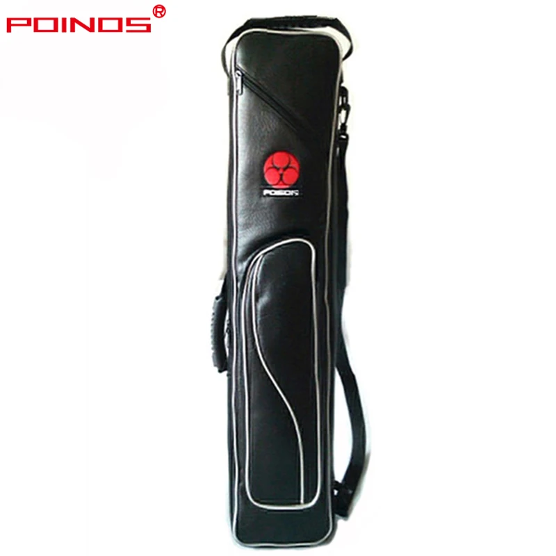 POINOS черный мягкий чемоданчик для бильярдного кия сумка 84 см 3 приклада 5 длина вала аксессуары для игры в Бильярд - Цвет: Цвет: желтый