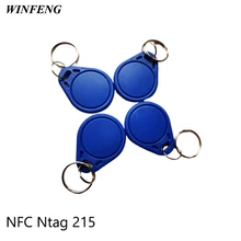 20 шт./лот Близость RFID смарт-карты 13,56 МГц перезаписываемый брелок для ключей ABS водонепроницаемый с NFC чип NTAG 215 тег для контроля доступа