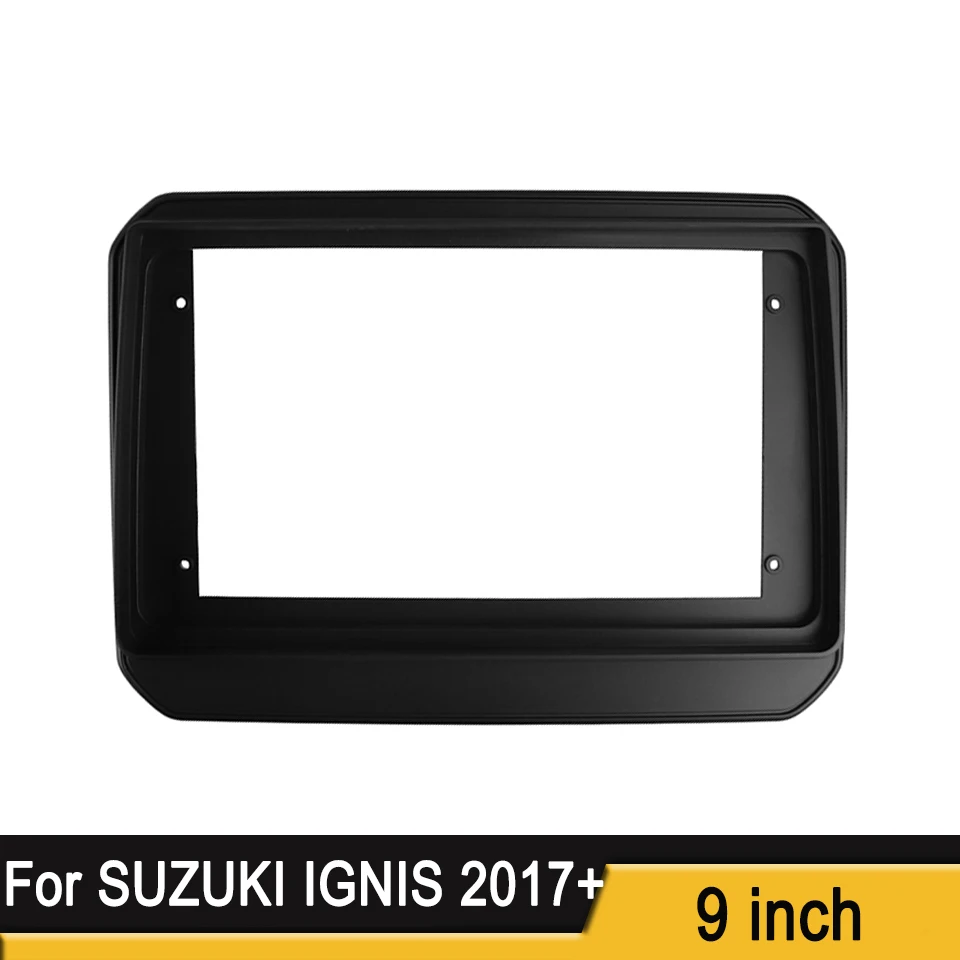 9-дюймовая двойная Din Автомобильная радиоустановка Fascia ДЛЯ Suzuki Ignis 2017 + установка