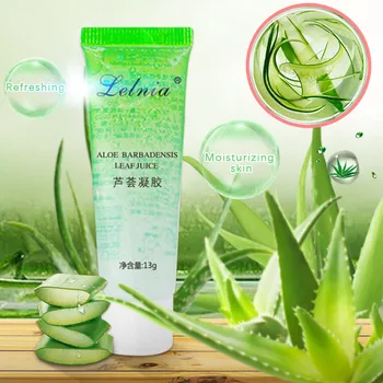 

3PC Aloe Gel Moisturizing Lotion Facial Cream DIY Hand Wash Aloe Vera 13g Anti Whitening Moisturizing Acne Treatment Cream