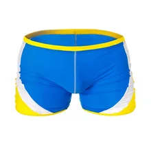 Мужские плавки, мужские сексуальные плавки для бодибилдинга, градиентные плавки, пляжные шорты для плавания, боксеры# D