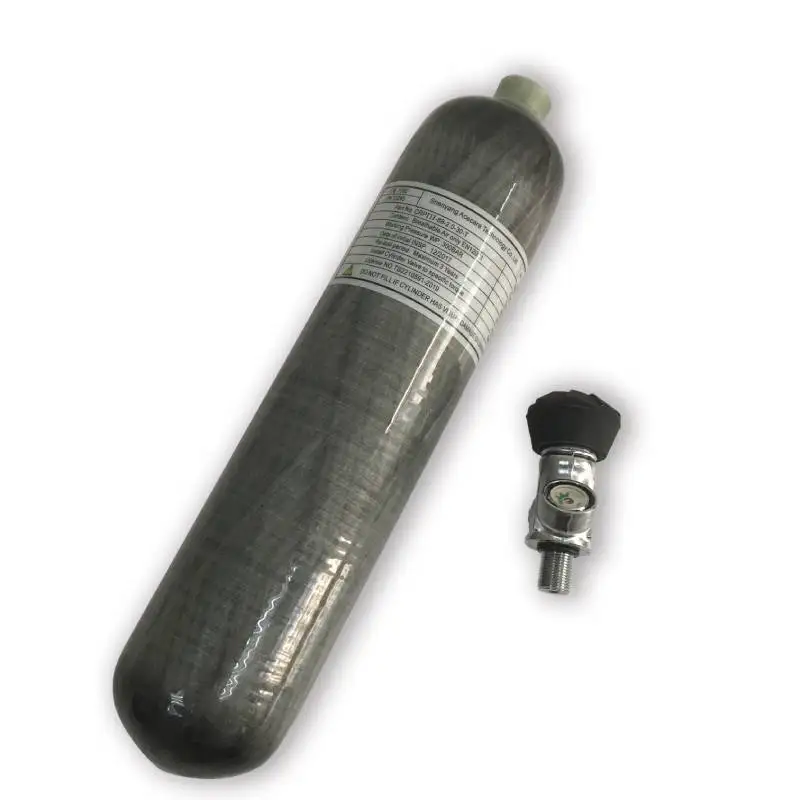 2L tank-valve AC10331 Acecare Pcp Пейнтбол ВВС Hpa цилиндр M18X1.5 2L/3L/6.8L углеродное волокно Воздушный бак высокого давления 300 бар/4500Psi - Цвет: 2L tank-valve