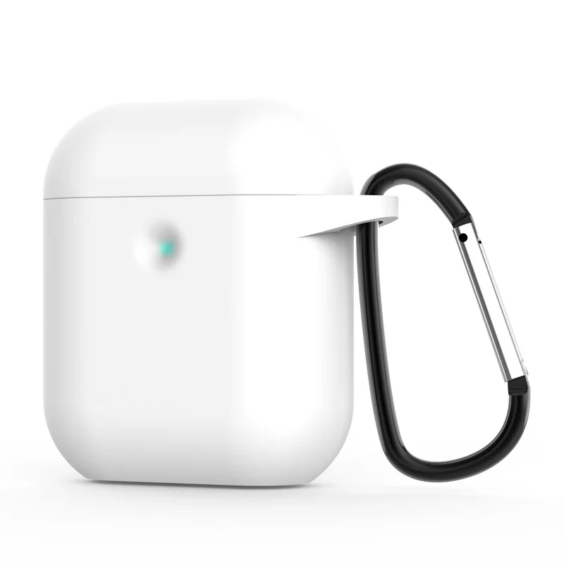 1 Чехол для наушников из ТПУ и волокна для Airpods 1 2 чехол бизнес Мягкий ТПУ полный защитный чехол для Airpods 2 Чехол Мягкий чехол - Цвет: 1