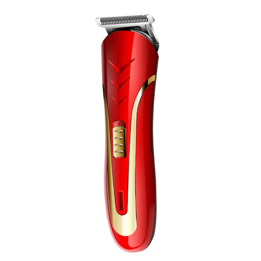 KEMEI KM-1409 Carbon Steel Head Hair Trimmer EU Plug Rechargeable Electric Razor Men Beard Shaver Electric Hair Clipper