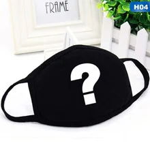12 стилей, черная хлопковая маска для лица, милая маска для рта в виде животного аниме, унисекс, противопылевые маски для согревания рта, маска для лица