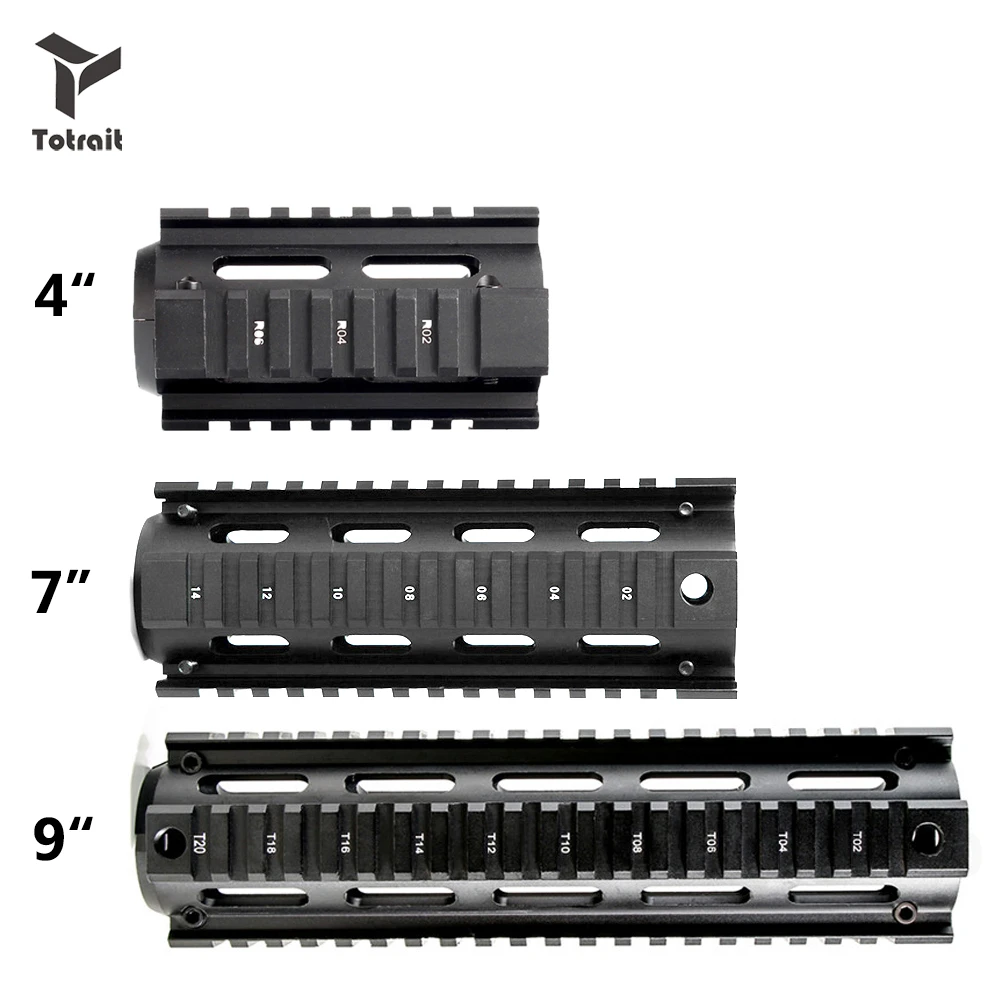 4 7 9 Inch Ar15 M4 Carbine Handguard Airsoft Ar 15 Ris Drop In Quad Rail Mount Tactical Free Float Picatinny Handguard Scope Mounts Accessories Aliexpress