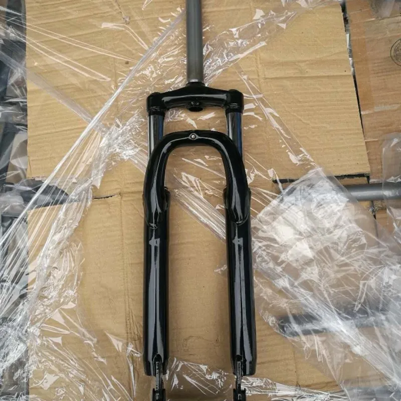 

Chi suchi Bicycle Suspension Fork Mountain Bike Shoulder Control Front Fork 26-Inch Total Iron Front Fork