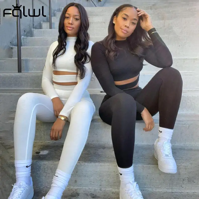 FQLWL White Sexy 2 Two Piece Sets 