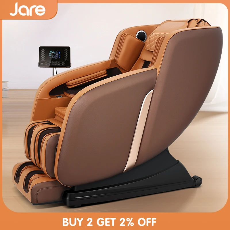 

Machine Boss Brown Recline Electric Foot For Full Cushion Neck Back Office 2020 Zero Gravity 4d Air Bags Chair Body Massage