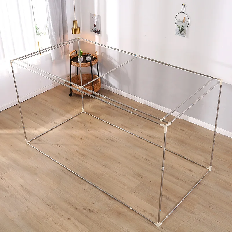 

Retractable Holder Students Dormitory Long Wide Free Adjustment Curtains Rod Bunk Bed Rectangular Stainless Steel Bracket