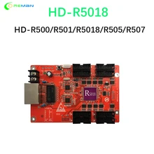 Huidu рекламный светодиодный Экран дисплея полноцветный контроллер HD-R5018 RGB принимающая карта 8xHub75E R500 R501 R505 T901 C15
