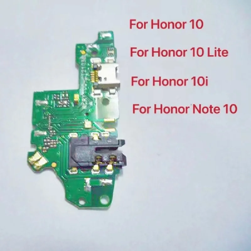New Microphone Module+USB Charging Port Board Flex Cable Connector Parts For Huawei Honor 10 / 10i Lite Note | Мобильные телефоны и