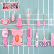 13 шт. уход за младенцем маникюрный набор, медицинский термометр для стрижки ногтей, расческа для волос, инструмент для ухода за новорожденными, обеспечение безопасности