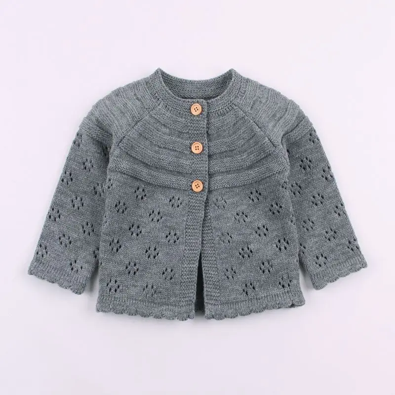 Детский свитер, осенний кардиган для маленьких девочек и мальчиков, повседневная верхняя одежда, пальто, одежда