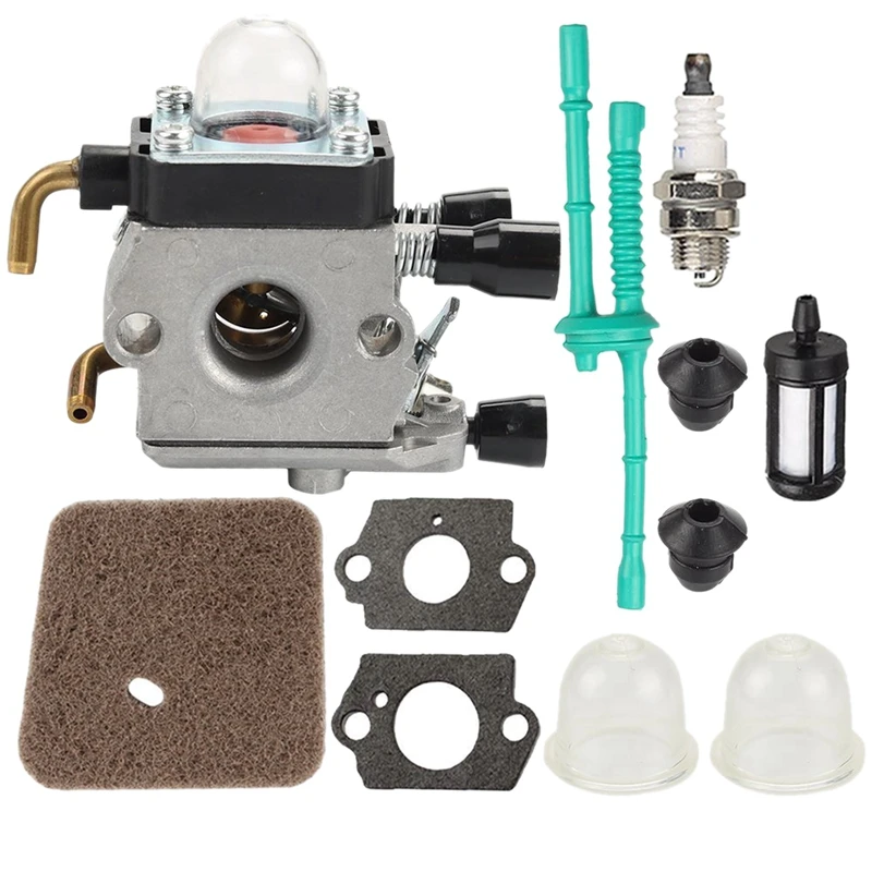Карбюратор с набором Tune Up для Stihl Fs38 Fs45 Fs46 Fs55 Km55 Hl45 Fs45L Fs45C Fs46C Fs55C Fs55Rc строковый