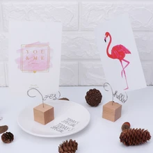 Металлические слова деревянные памятки зажимы Держатель для фото зажимы рабочего стола сообщение ремесло канцелярские принадлежности