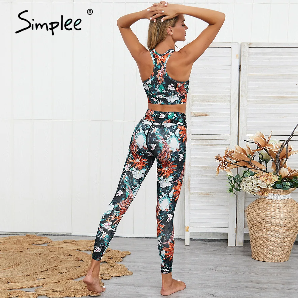 Simplee high waist floral women long jumpsuit rompers summer casual feminino slim jumpsuit fashion streetwear jumpsuits romper