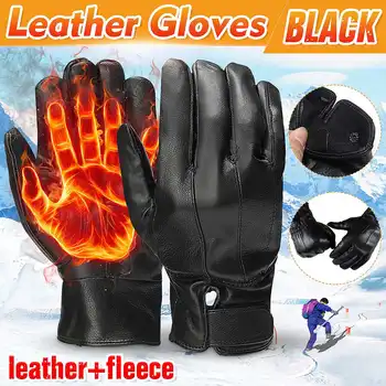 

Winter Thermal Ski Gloves Men Women Fleece Snowboard Gloves Outdoor Waterproof Snow Motorcycle Skiing Gloves