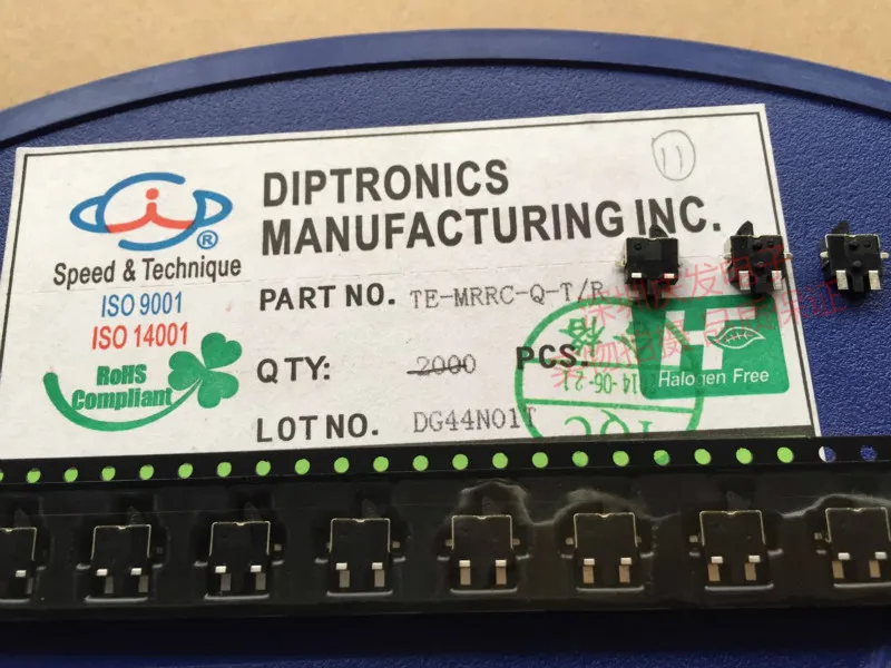 Nuovo Commutatore Di Finecorsa 6 * 100% * 6.5 Del Commutatore Di Rilevazione Smd 1.9 Te-Mrrc-Q-T/R Originale