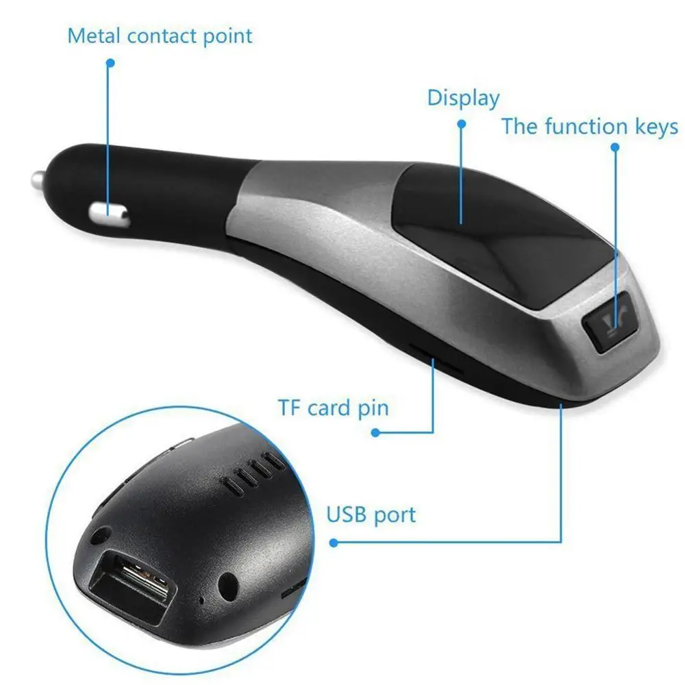 Беспроводной автомобильный радиоприемник Fm модулятор Mp3 Usb плеер аудио для