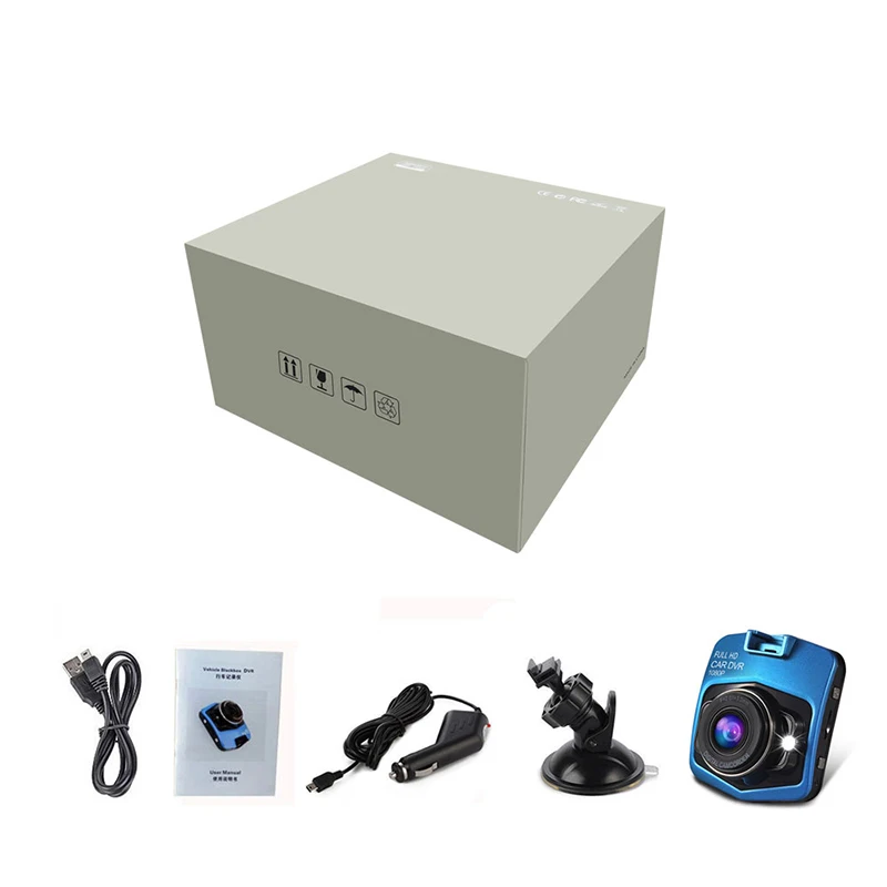 Автомобильный семейный Мини Автомобильный видеорегистратор Камера Dashcam Full HD 1080P видео регистратор g-сенсор ночное видение видеорегистратор
