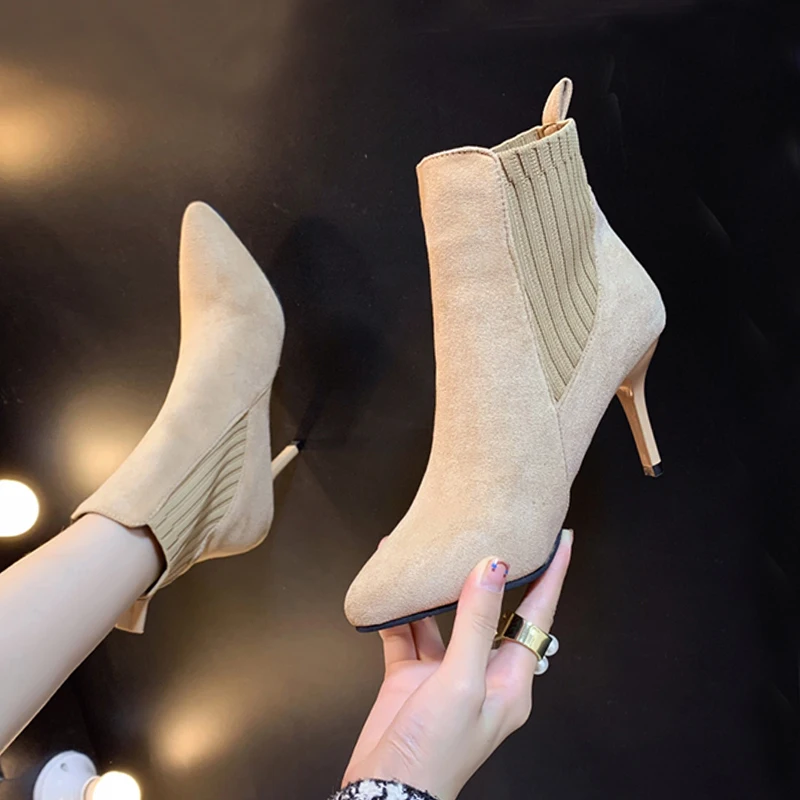 

Shoes Autumn Boots Low Heels booties Lace Up Round Toe Booties Ladies Martins For Women Bootee Woman 2019 Chelsea Luxury