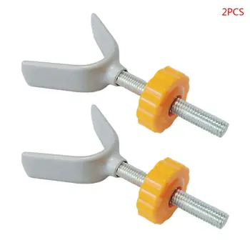 

2Pcs/Set Gate Y-shaped Screw Bolt Sturdy Bar Install Isolation Fence Accessory
