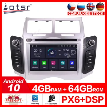 

Android 10.0 Car DVD Stereo Multimedia for TOYOTA YARIS 2005-2011 Auto tap gps Navigation Video Audio Radio receiver Head unit