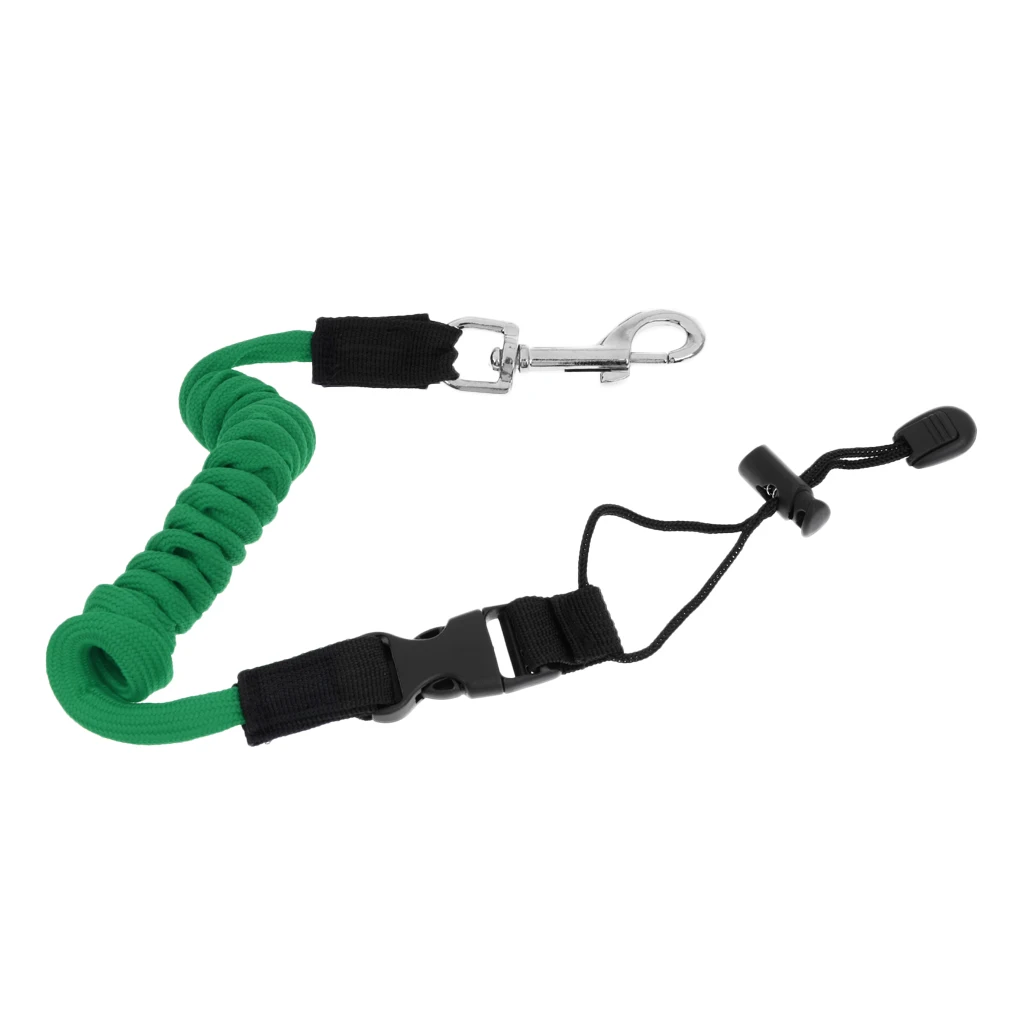 MultipleColors 140cm Elastic Coiled Cord Lanyard SUP Leash For Kayak Canoe Paddle Fishing Rod for Water Sports
