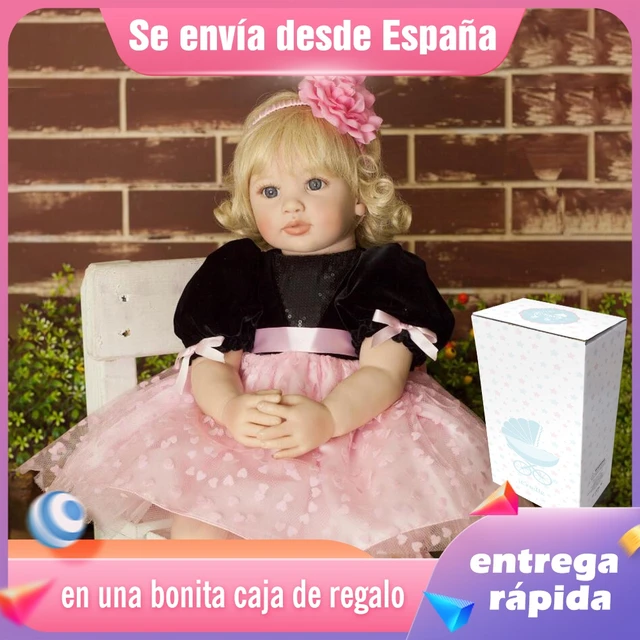 Boneca Bebê Reborn, Boneca De Silicone Realista, 60 Cm, Macia, Princesa,  Menina, Brinquedo, Boneca Étnica Para Presente De Dia Das Crianças - Bonecas  - AliExpress