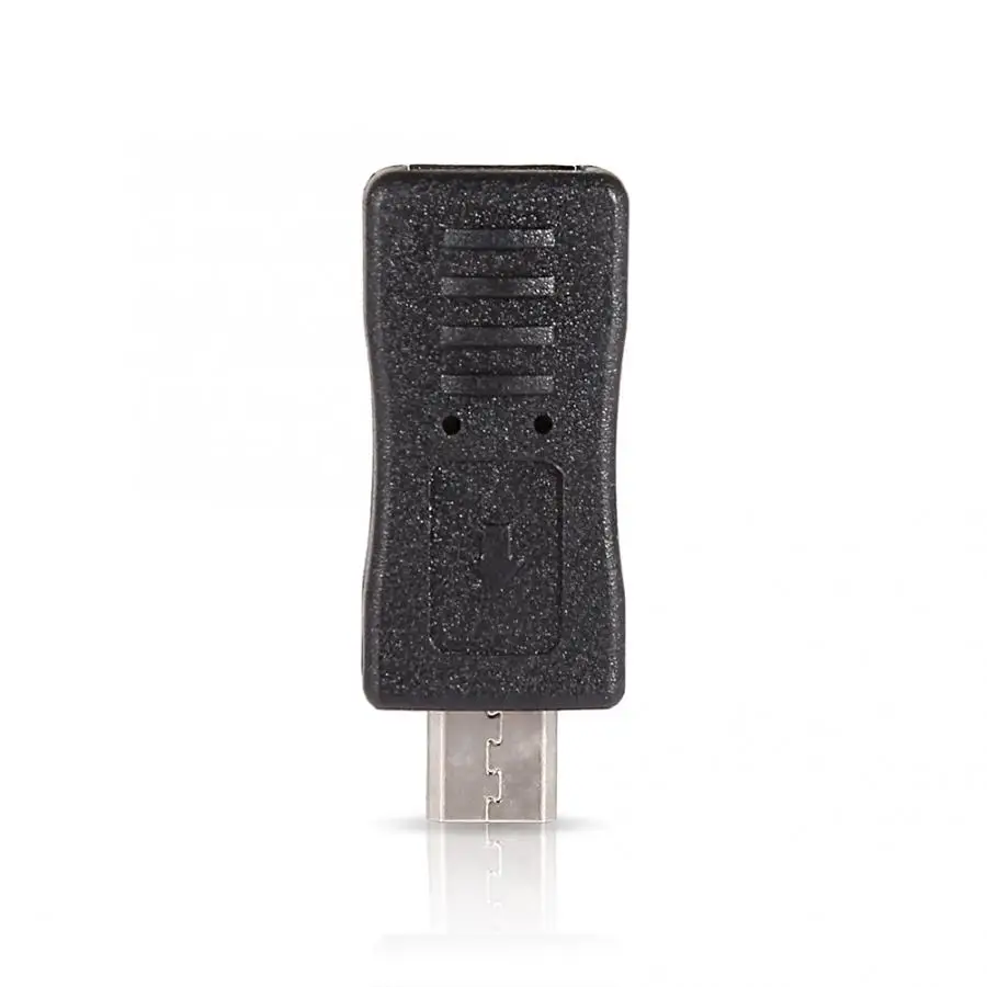 1 шт. Micro USB мужчина к Mini USB Женский хост-адаптер разъем для Andriod мобильных телефонов черный