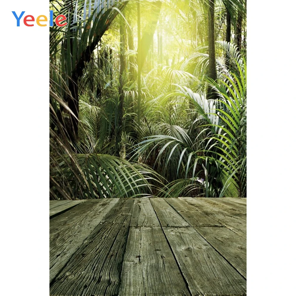 

Summer Tropical Jungle Forest Baby Portrait Photography Backdrops Vinyl Photo Background For Photo Studio Photophone Photozone