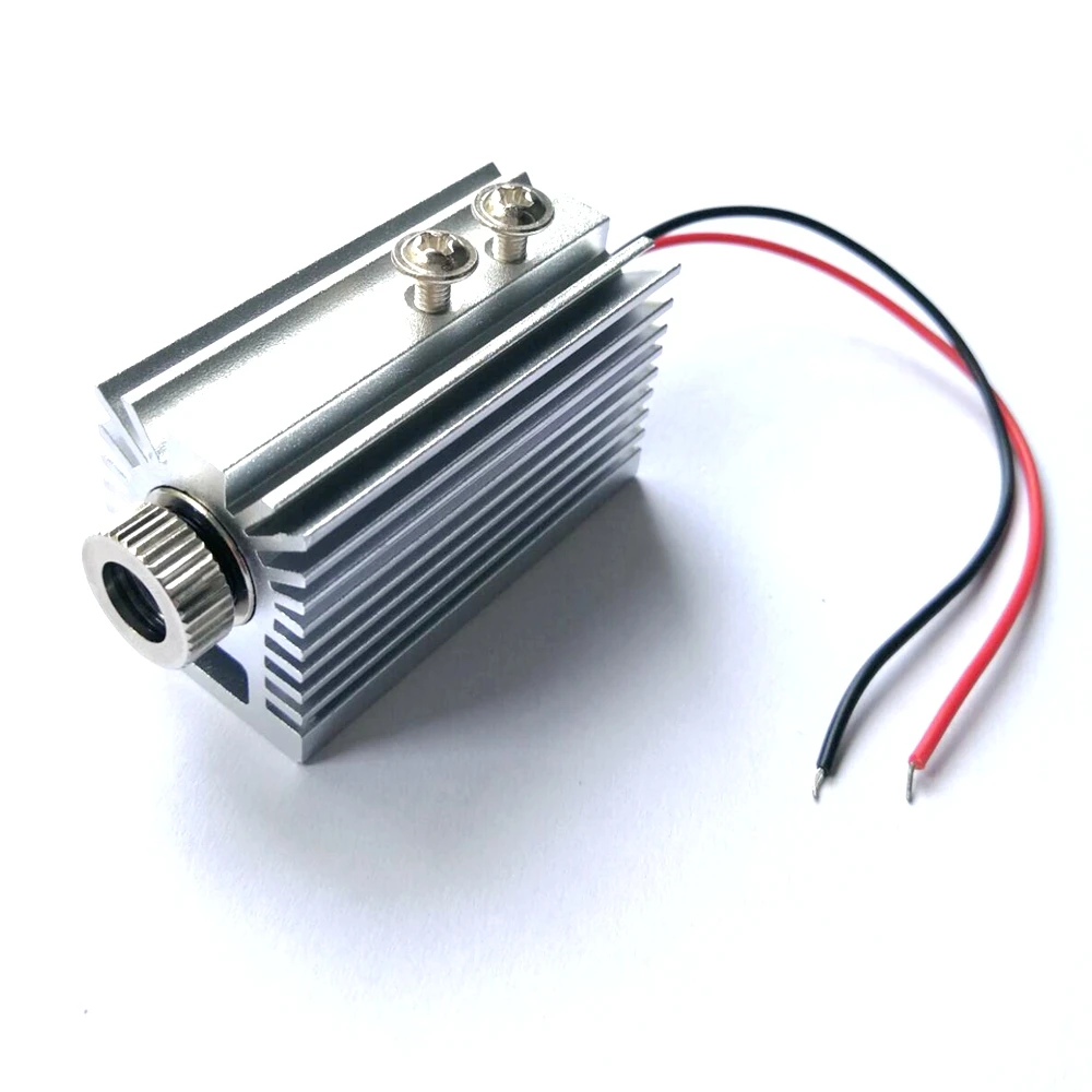 

New 5mW 850nm Infrared IR Laser Diode DOT Module DC3.2V Focusable Unit w 12mm Silver Heatsink
