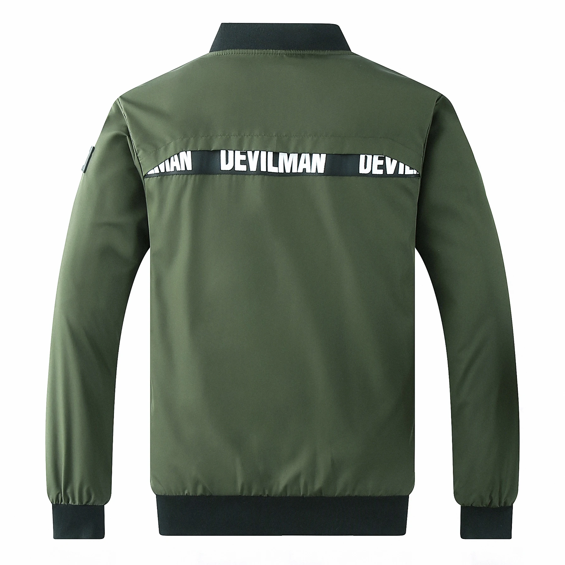 Promo Spring New Men's Bomber Zipper Jacket Male Casual Streetwear Hip Hop Slim Fit Pilot Coat Men Clothing Plus Size 4XL