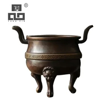 TANGPIN медный для благовоний держатели спирали ручной держатель ладана горелка медный для благовоний держатель база