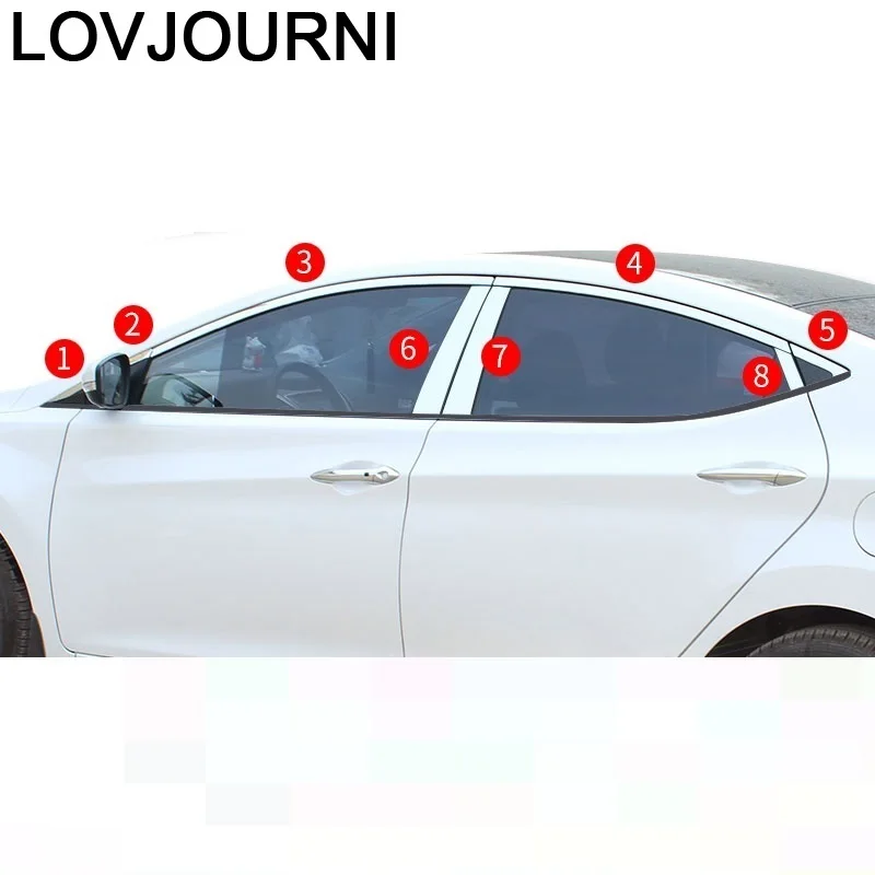 Корпус окна багажника задние панели экстерьера Automovil хром авто Стайлинг молдинги