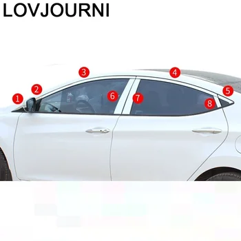 

Window Body Trunk Rear Panels Exterior Automovil Chromium Car Styling Mouldings Covers 12 13 14 15 16 FOR Hyundai Elantra