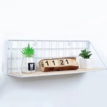 

Simple Design Iron Wall Shelf Wall Mounted Storage Rack Organization For Bedroom Kitchen Home Decor Kid Room Decoration